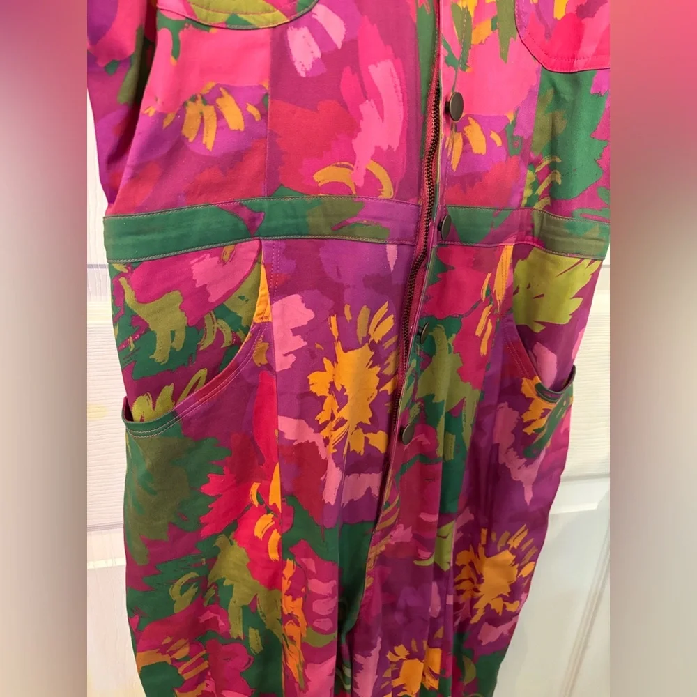 Colorful Floral Jumpsuit - Picture 5 of 12